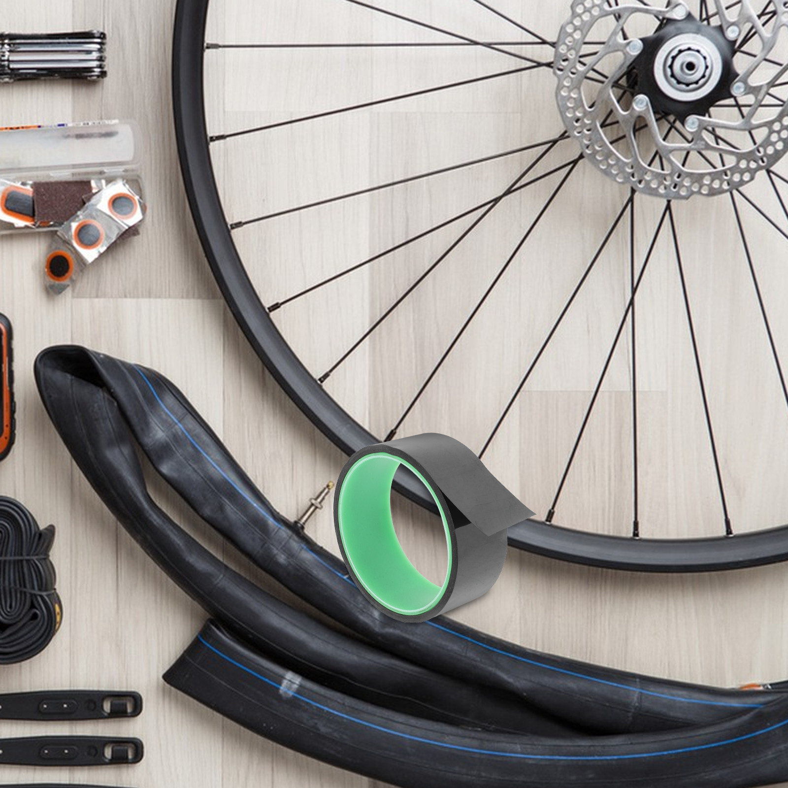 Bike Tube Repair Kit - Лента для обода велосипеда, 10 м,