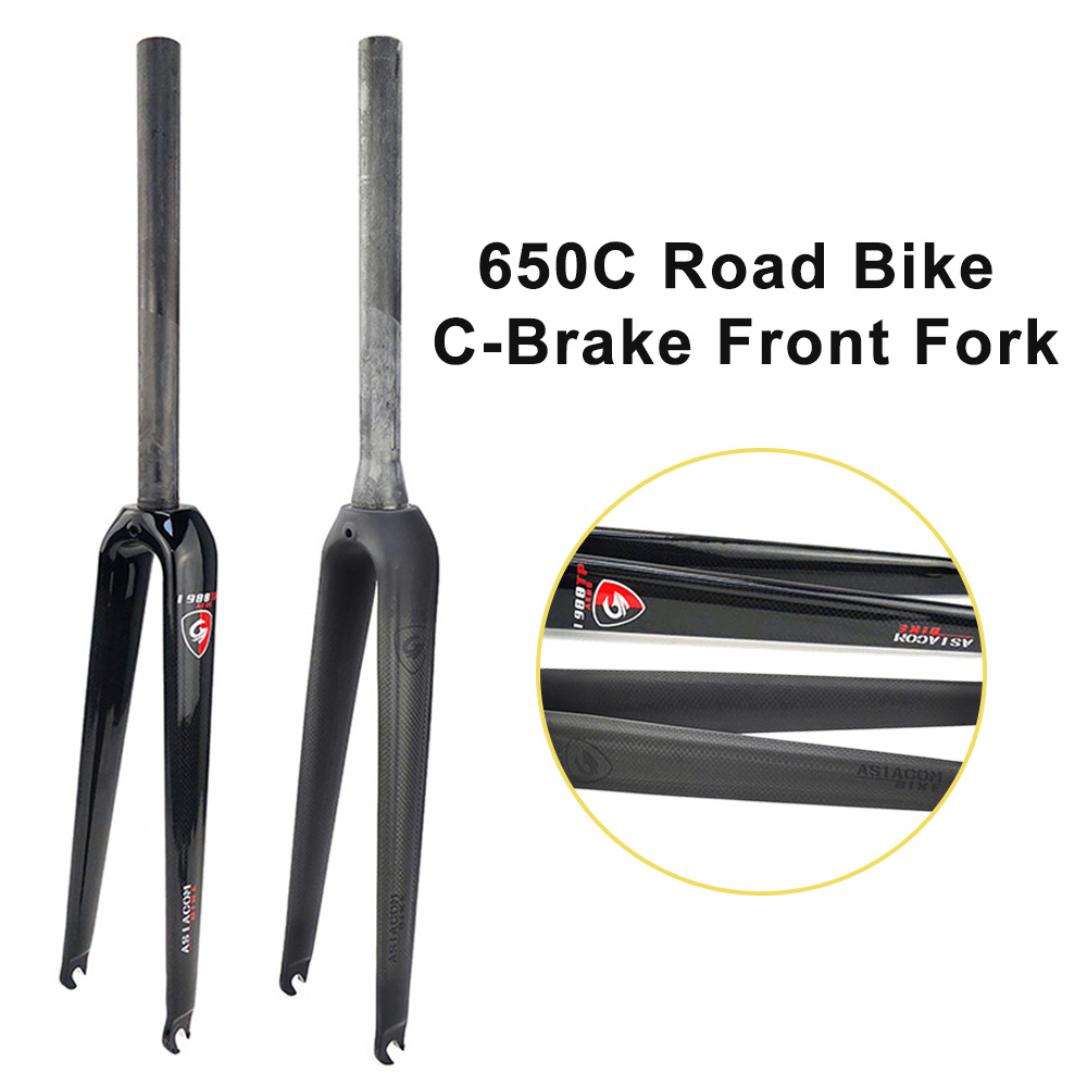 Cycling Gear And Equipment - Карбоновая жесткая передняя вилка 650C для