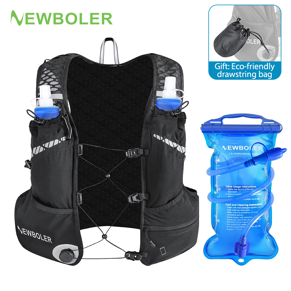 Cycling Gear Pouch - 8-литровый дышащий гидратационный жилет для трейлраннинга,