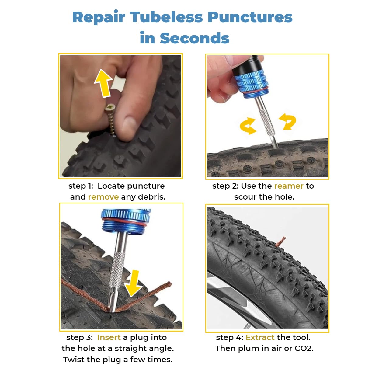 Набор для ремонта бескамерных  – обзор и цена Bike Tube Repair Kit