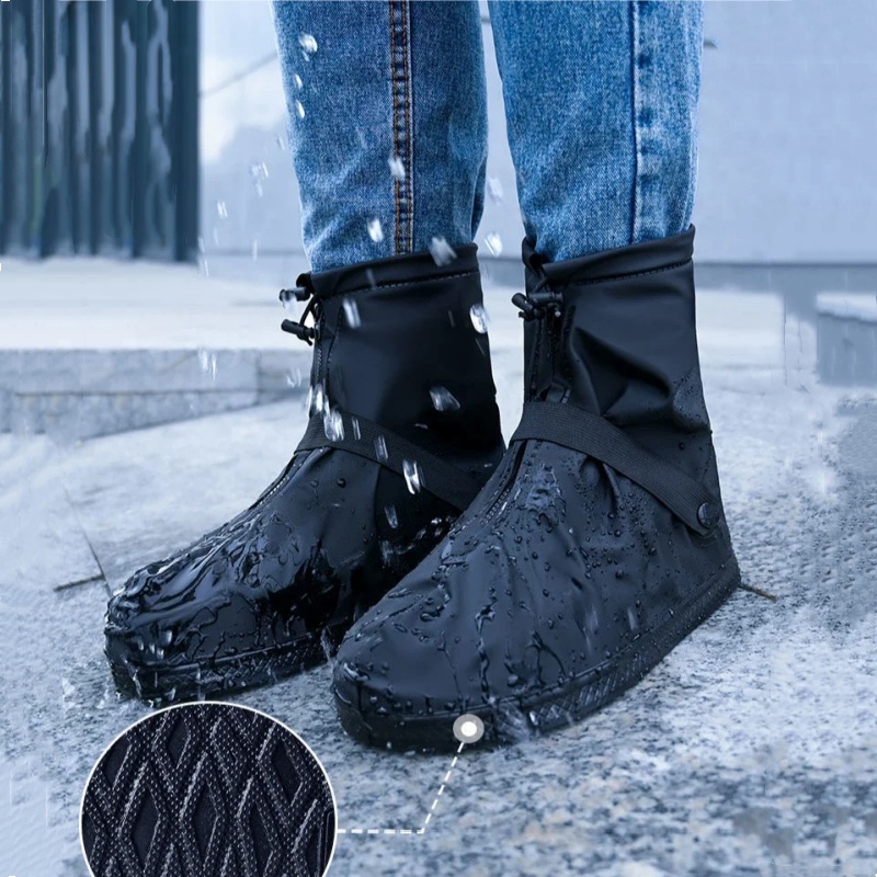 S-XXL непромокаемые противоско – обзор и цена Cycling Shoe Covers