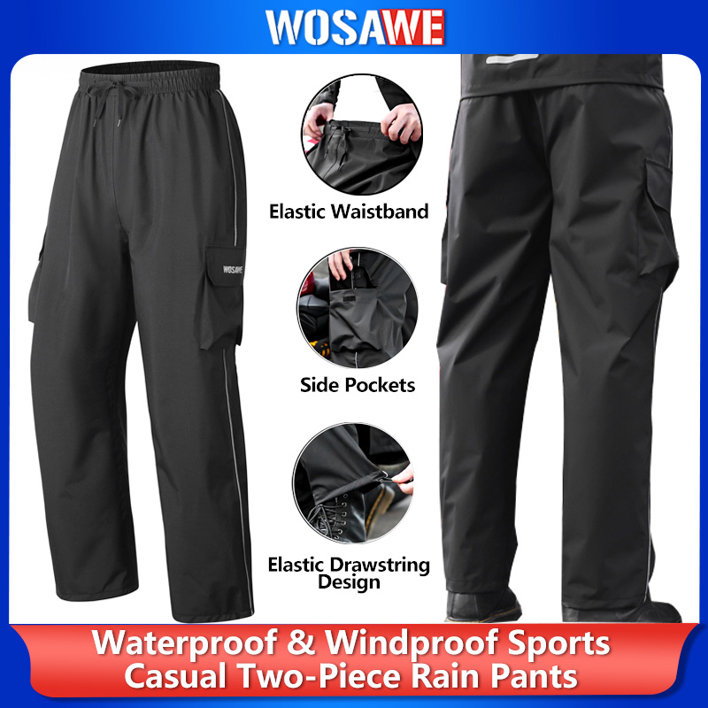 Водонепроницаемые штаны WOSAWE – обзор и цена Cycling Shoe Covers